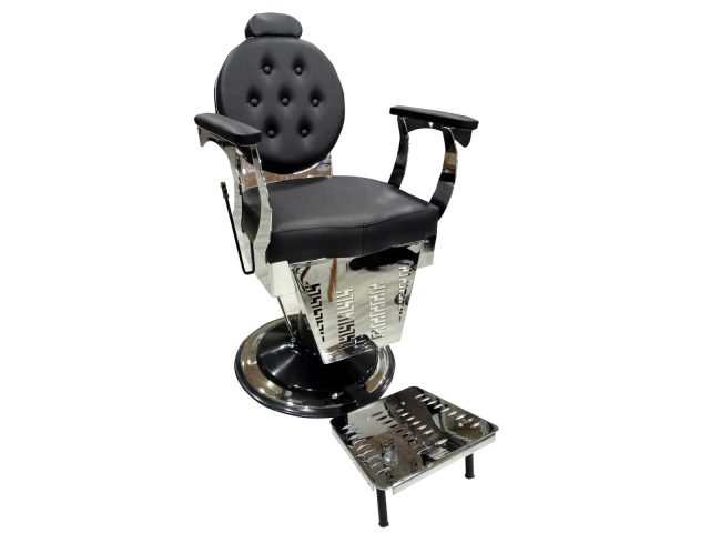 Kod 1220 Berber şhop eko lüks koltuk krom kaplama